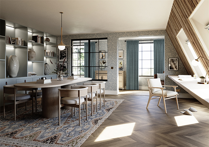 Jakarta, Cerulean - Made to Measure Curtains - Image 7